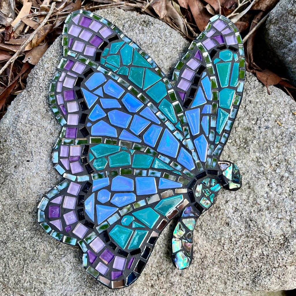 Belle the Butterfly Mosaic with Paua Shell