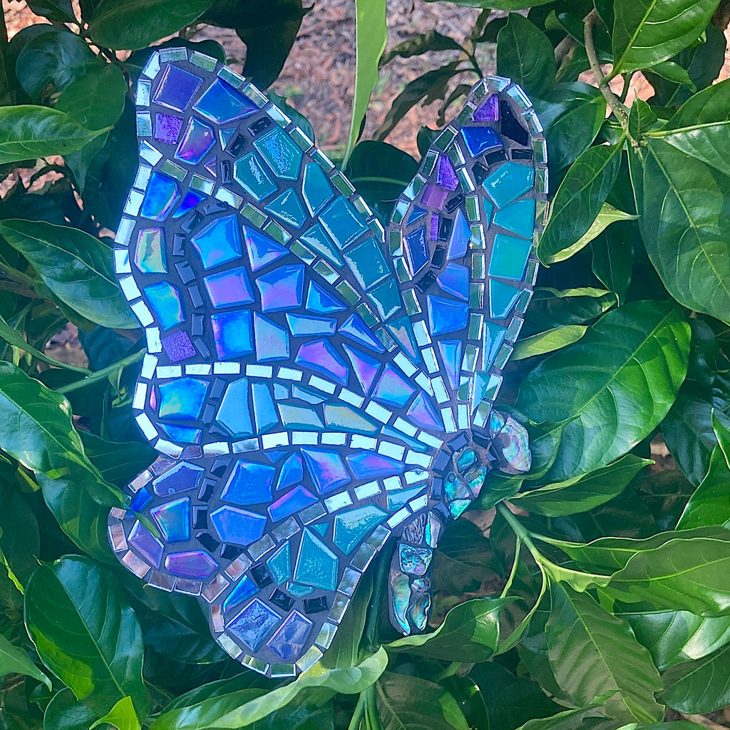 Belle the Butterfly Mosaic with Paua Shell