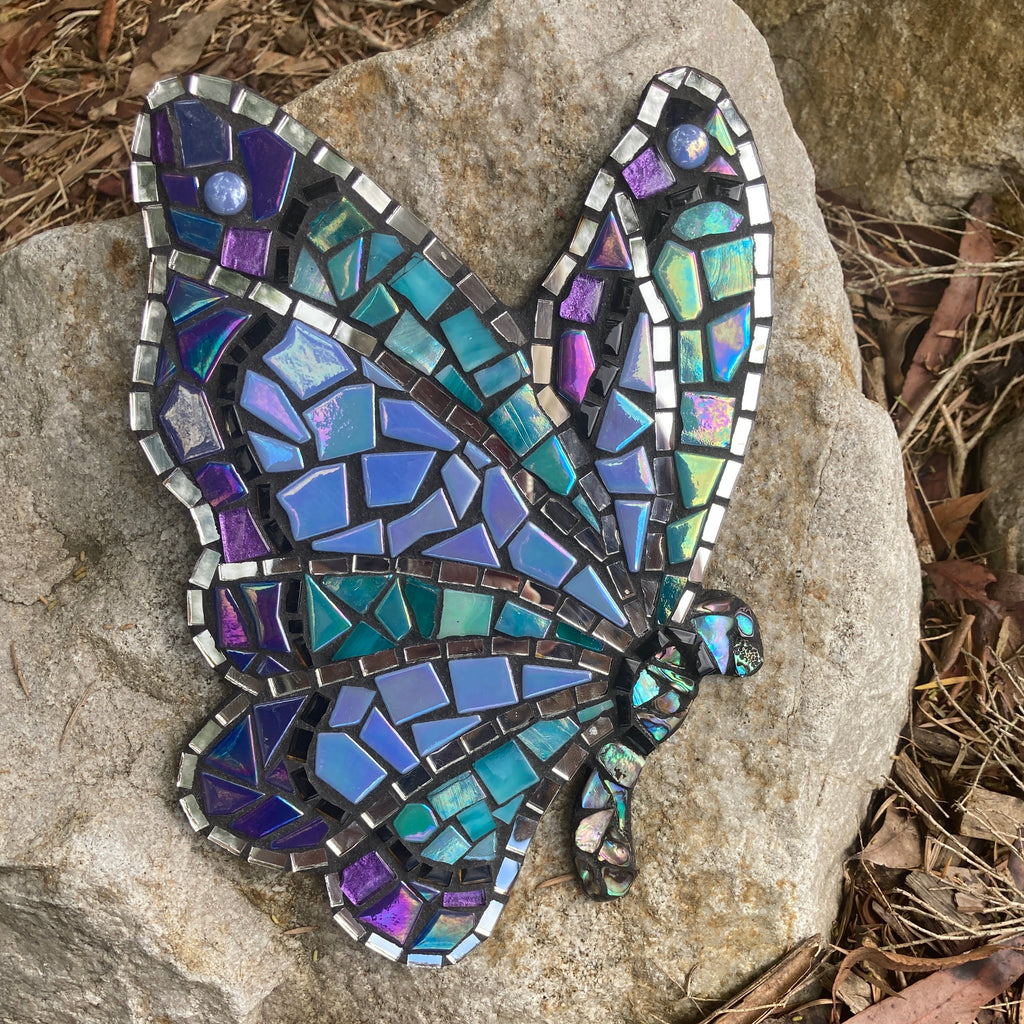 Belle the Butterfly Mosaic with Paua Shell