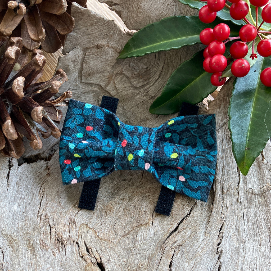 Xmas Cat Bow Tie - Choice of Fabrics