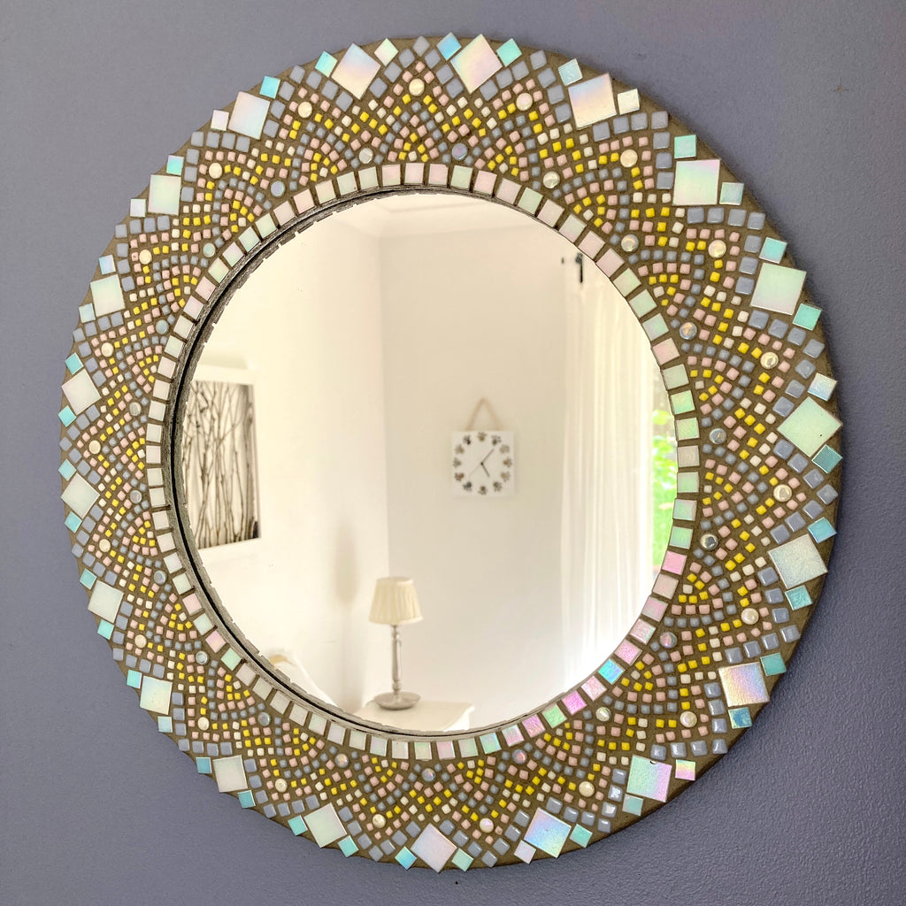 Circular Mandala Mosaic Mirror