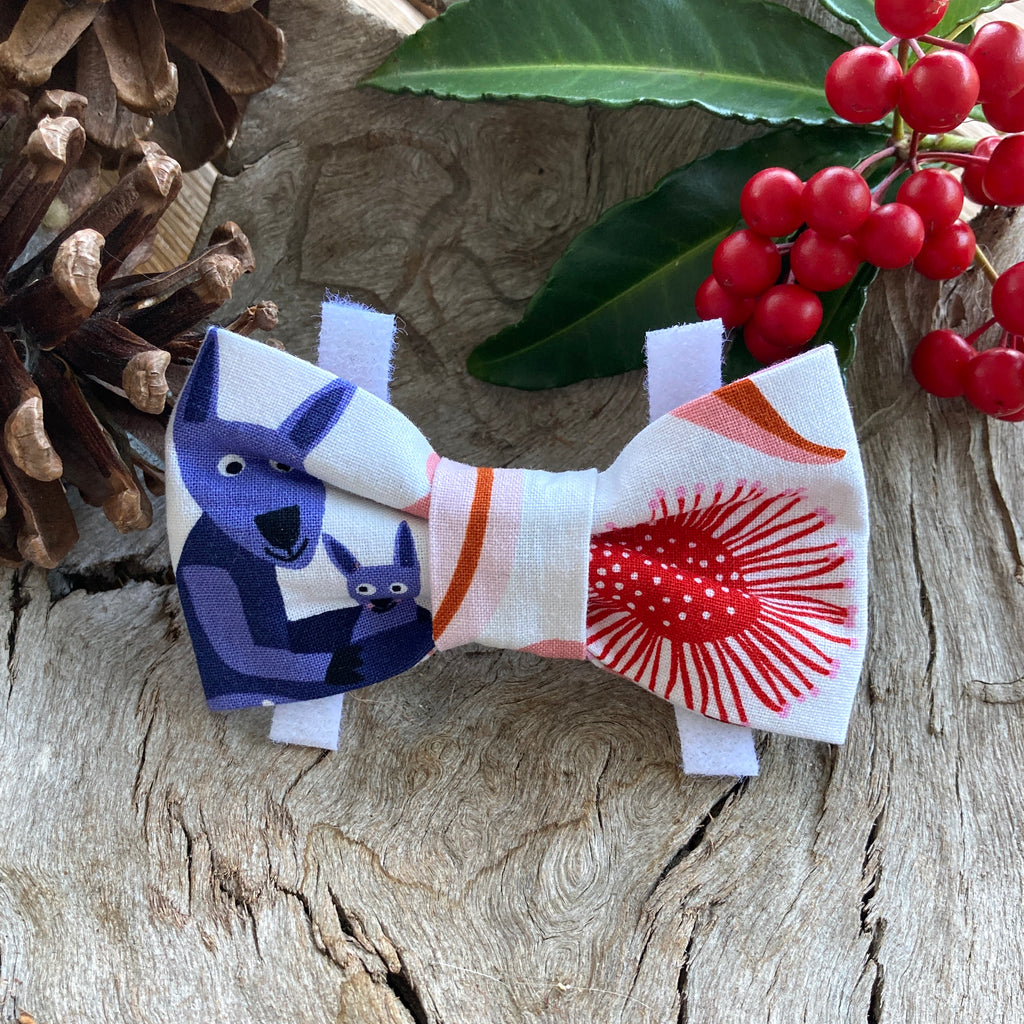 Xmas Cat Bow Tie - Choice of Fabrics