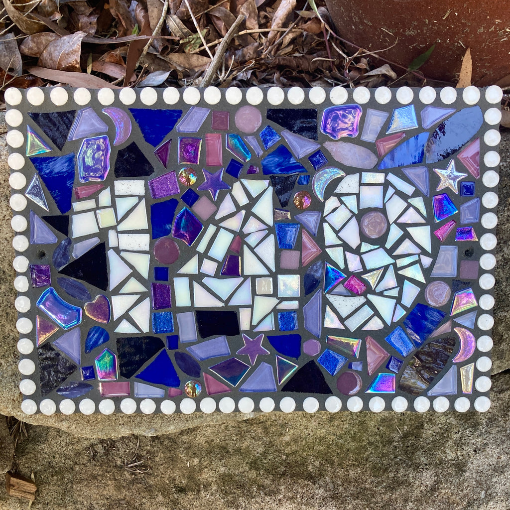 Mosaic House Number, 3 or 4 Digits, A4 size (30 x 20cm) Custom Made