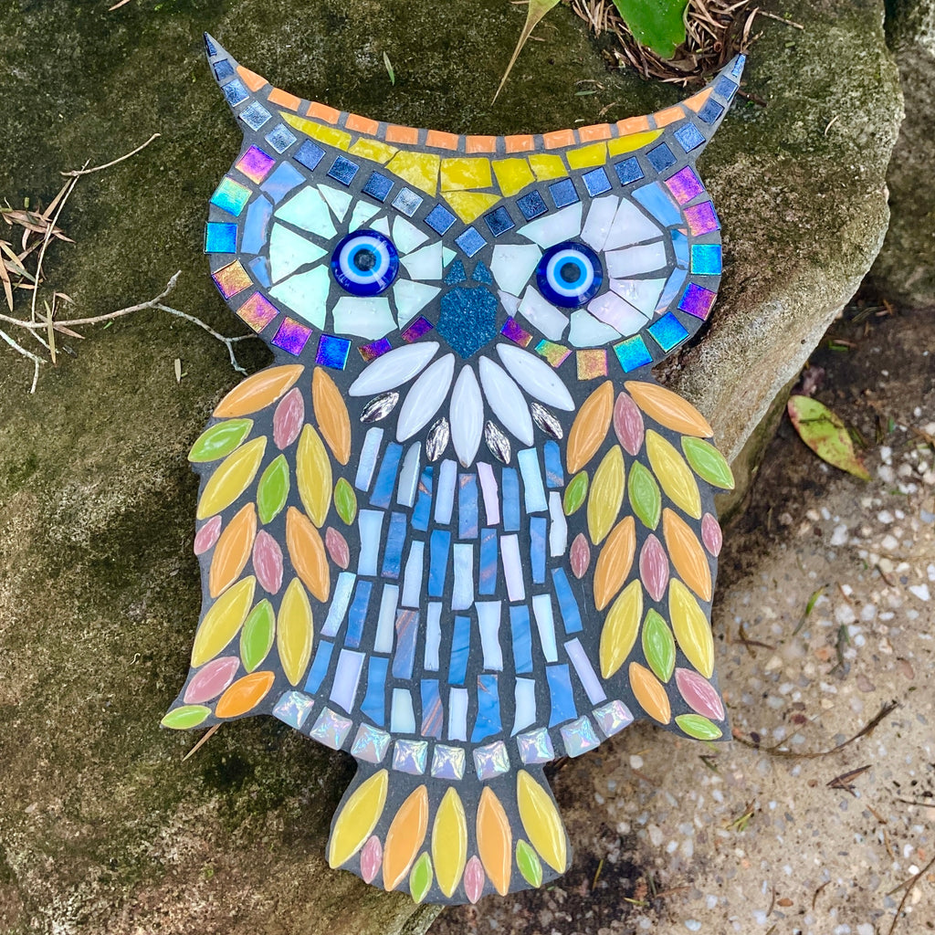 Ollie the Owl Mosaic - Indoor or Outdoor Display