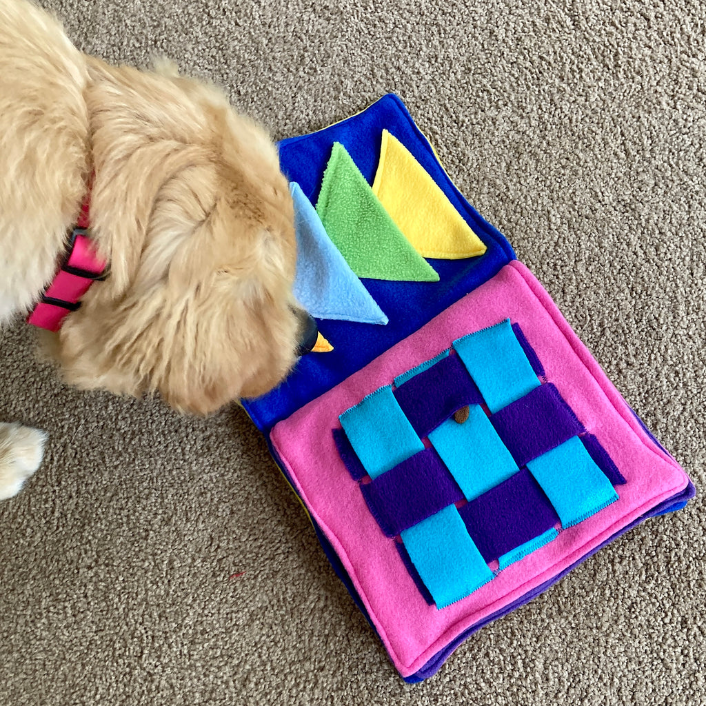 Snuffle Puzzle Book - Choice of colours, Canine Enrichment Activity
